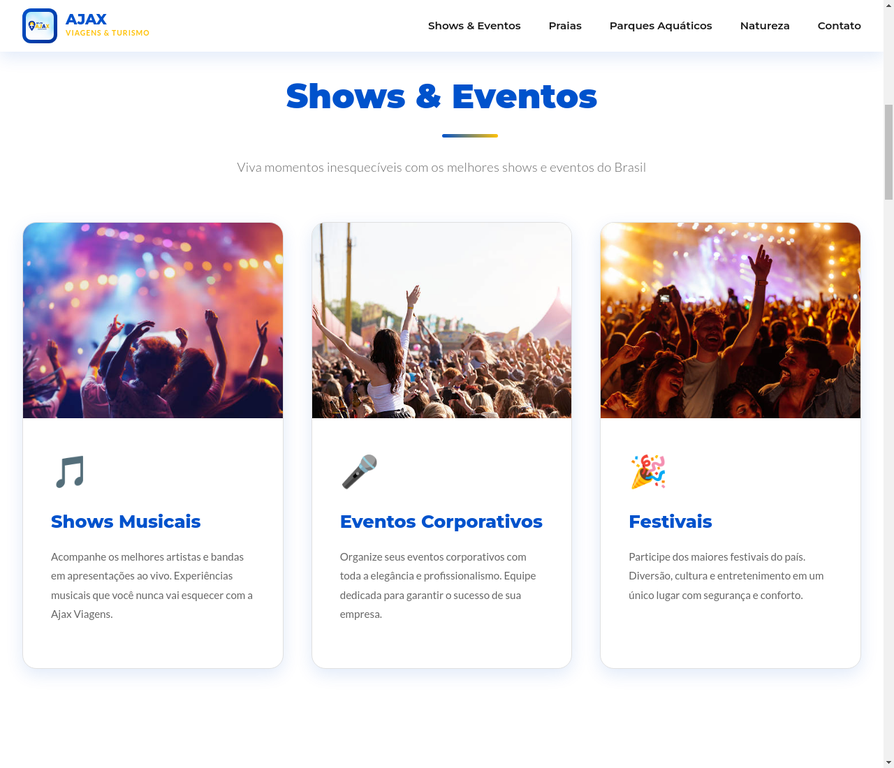 Ajax Viagens - Screenshot 2